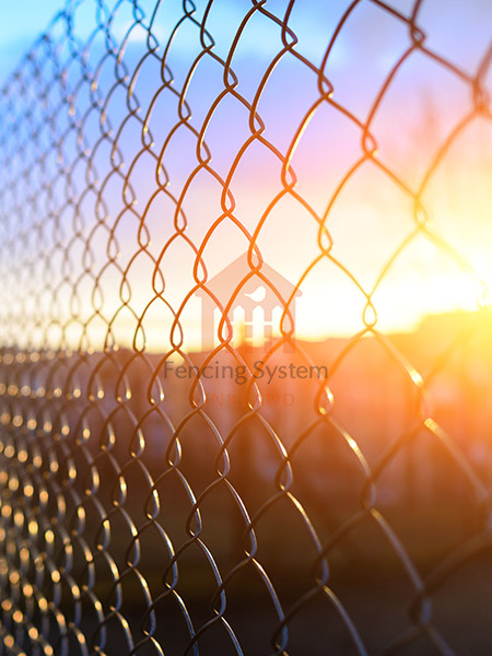 Chain link fence